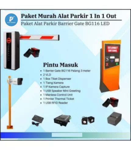 Paket Alat Parkir Berbayar 1 Masuk 1 Keluar BG116