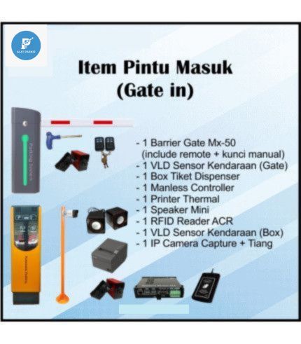 Paket Alat Parkir Kasir dan Emoney
