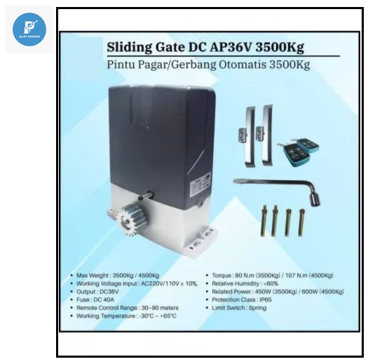 Sliding Gate DC 36V AP 3500Kg
