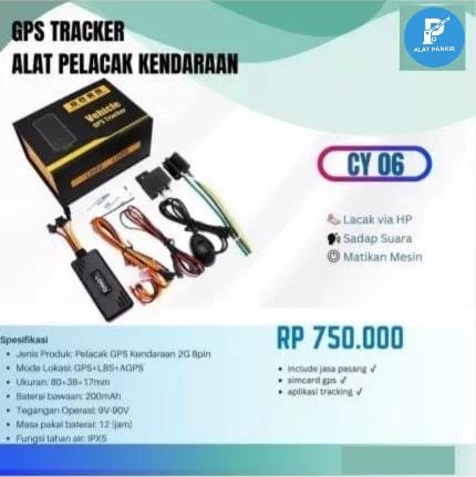 GPS Tracker CY06 Pelacak Motor Mobil