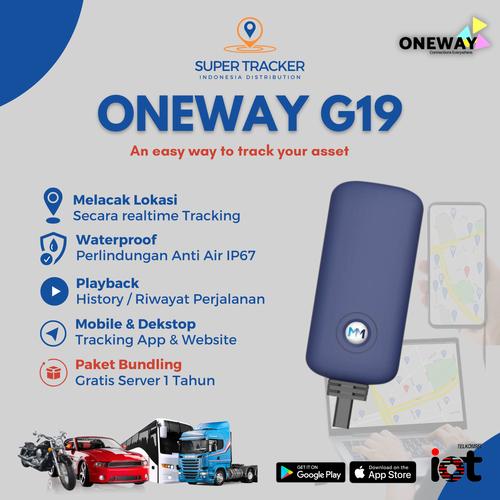 GPS Tracker Oneway G19 Pelacak Kendaraan