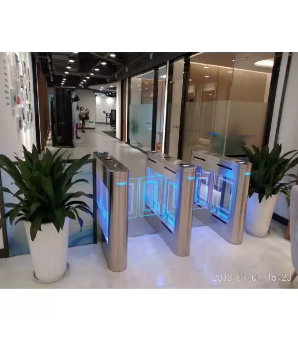 Mesin Pintu Antrian Swing Gate 1 Channel